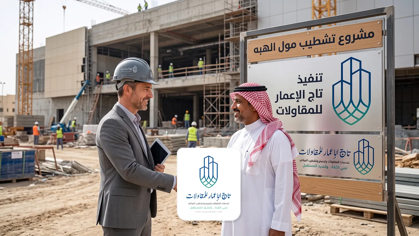 مقاولات بناء وتشطيب تجاري بالرياض