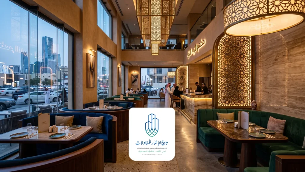 تشطيب وتنفيذ ديكورات مطاعم بالرياض