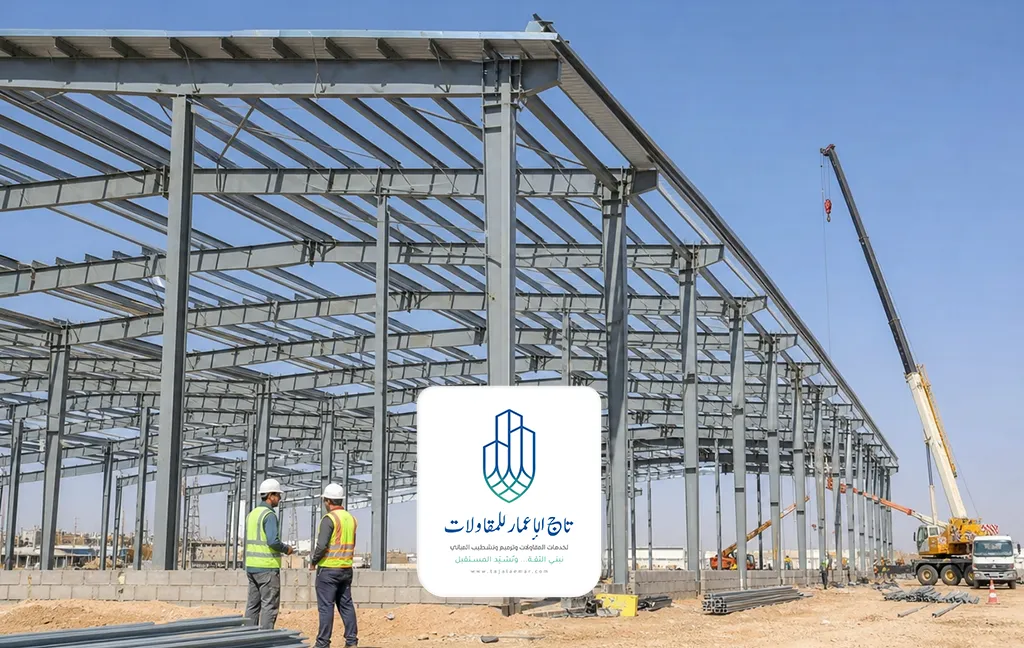 توريد وتركيب هناجر ومستودعات (شامل الساندوتش بانل)