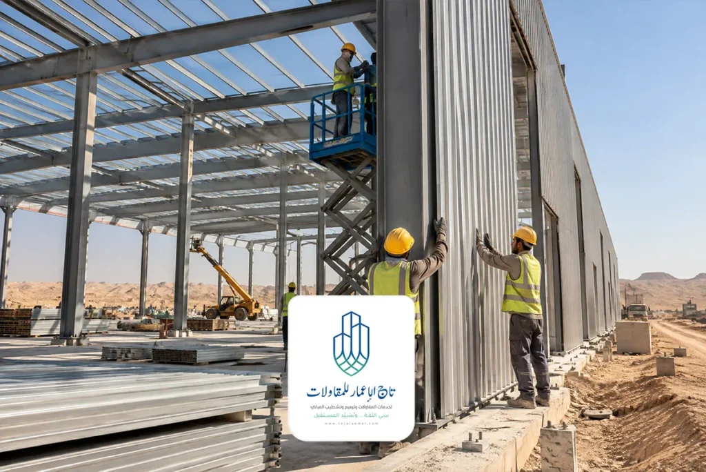 شركة مقاولات هناجر تجارية في شمال الرياض