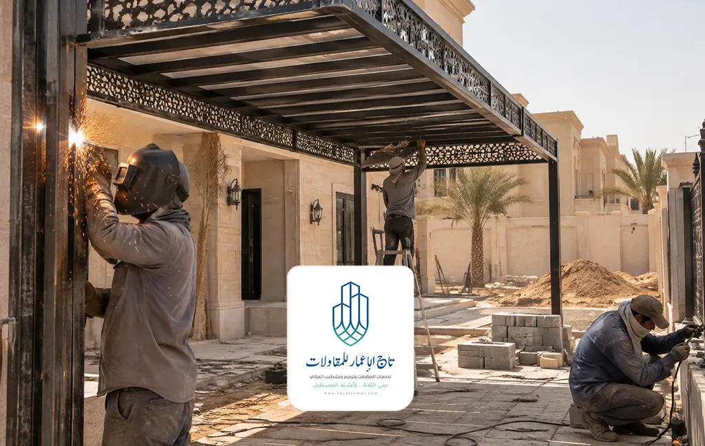 أعمال الحدادة والهياكل المعدنية - مقاول حدادة شمال الرياض