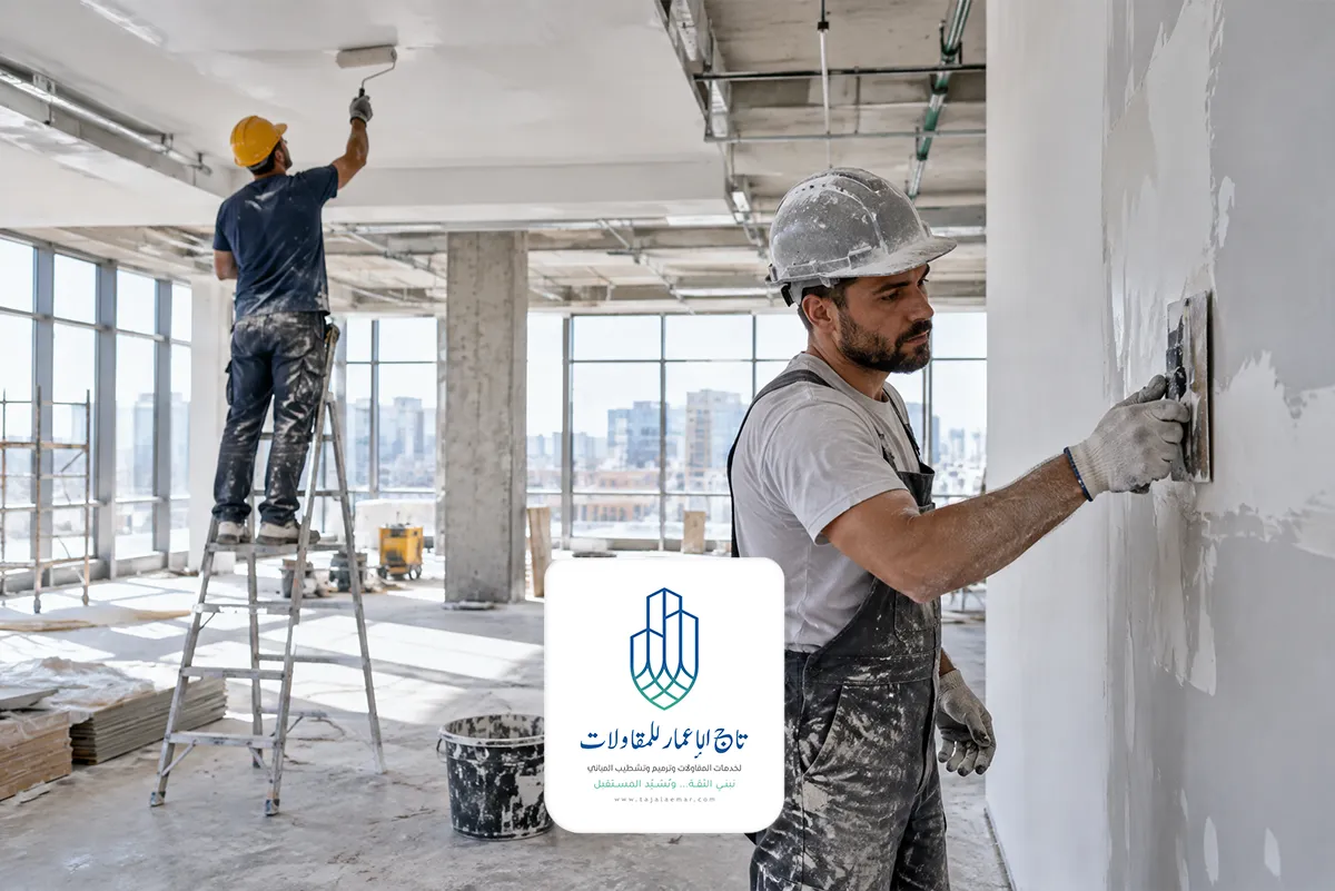 مقاول دهانات بالرياض - شركة مقاولات تجارية شمال الرياض