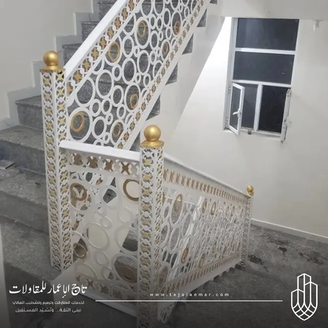 من أعمالنا درابزين مشغول