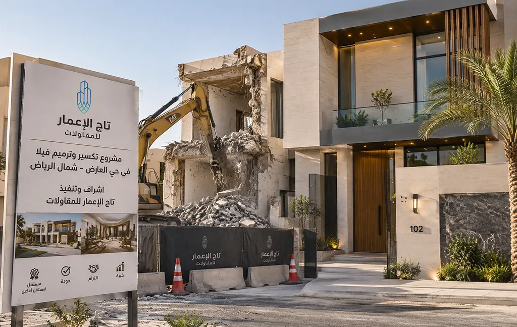 مقاول تكسير وترميم شمال الرياض
