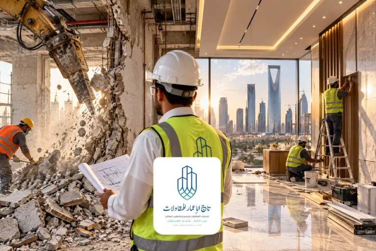 مقاول تكسير وترميم بالرياض